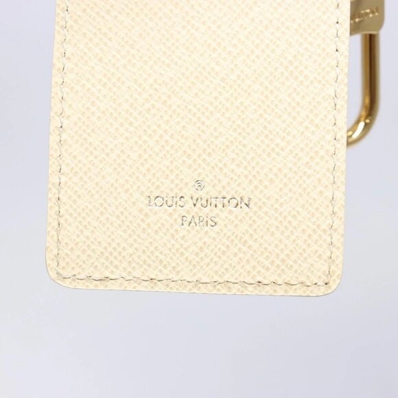 LOUIS VUITTON Damier Azur Porte Cles Afish Key Ring M66178 LV Auth 141200 - Picture 8 of 9